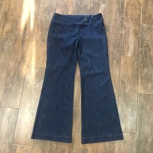 NY & Co. - Wide Leg Flare Denim Jeans - 8